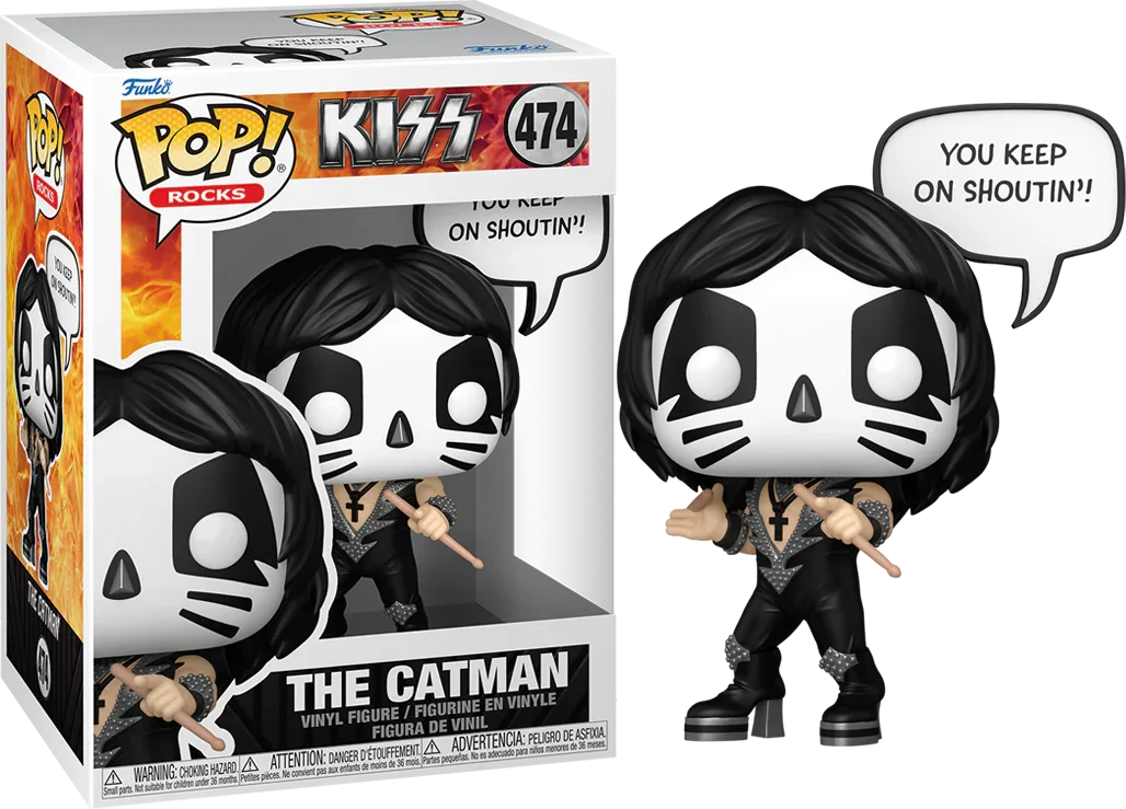 FUN84123 KISS - The Catman (Rock & Roll All Night) Pop! Vinyl Sayings - Funko - Titan Pop Culture
