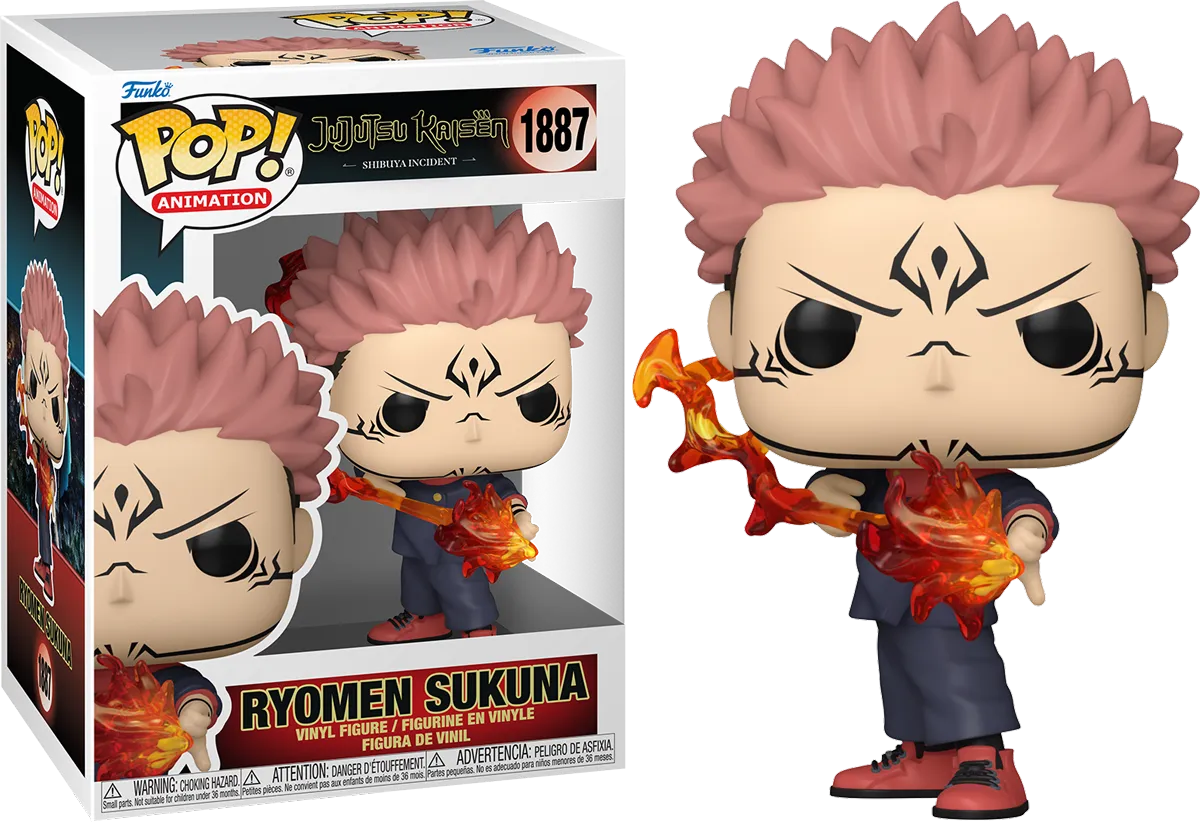FUN85322 Jujutsu Kaisen - Ryomen Sukuna (Fire Arrow) Pop! Vinyl - Funko - Titan Pop Culture