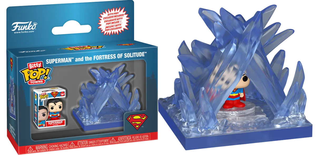 FUN85514 DC Comics - Fortress of Solitude Bitty Pop! Town - Funko - Titan Pop Culture