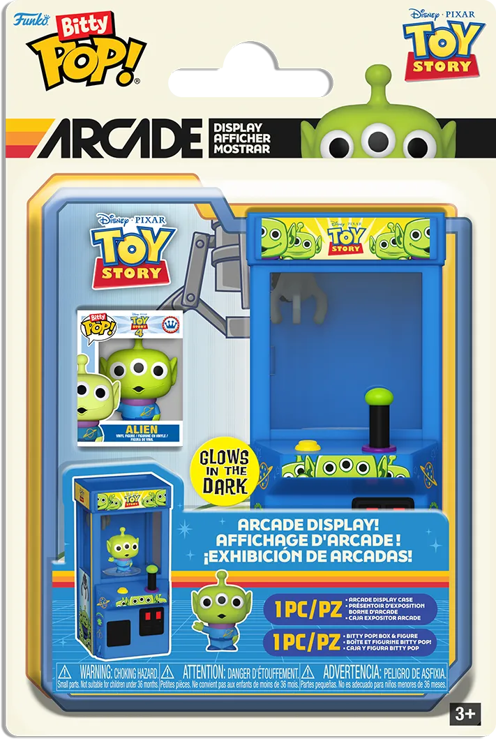 FUN85546 Toy Story - Alien (Glow) Bitty Arcade Claw Machine - Funko - Titan Pop Culture