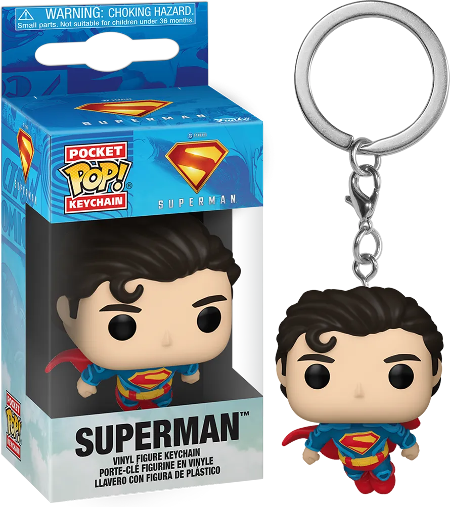 FUN85647 Superman: Legacy (2025) - Superman Pop! Vinyl Keychain - Funko - Titan Pop Culture