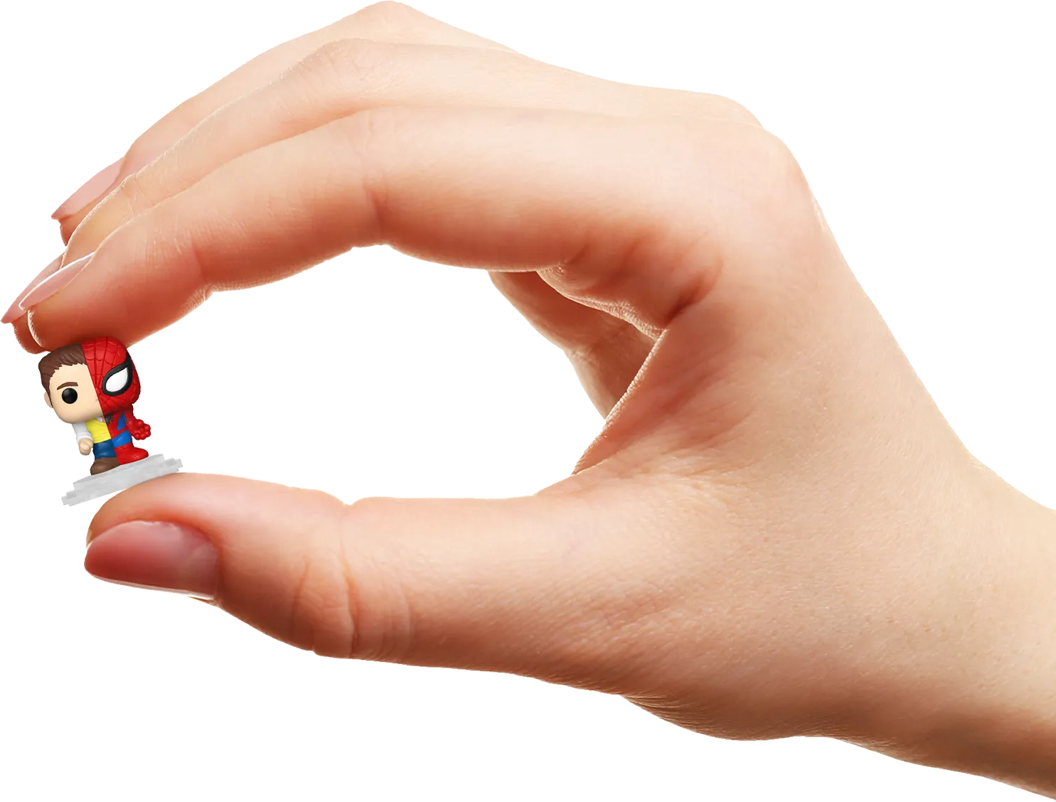 FUN85704 Spider-Man - Peter Parker Split Bitty Pop! 4-Pack - Funko - Titan Pop Culture