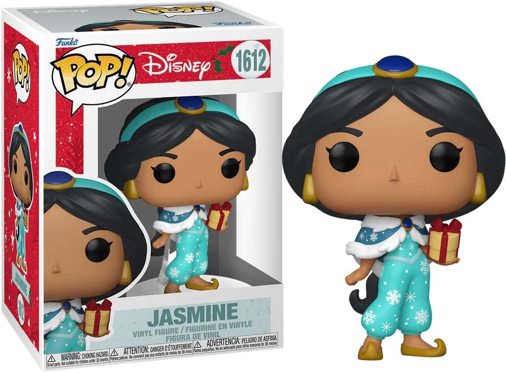 FUN86070 Disney: Princess - Jasmine (Holiday) Pop! Vinyl - Funko - Titan Pop Culture