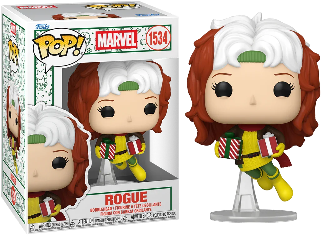 FUN86090 X-Men - Rogue Holiday Pop! Vinyl - Funko - Titan Pop Culture