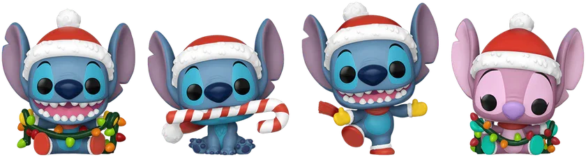 Lilo & Stitch - Holiday Tree Box Pocket Pop! 4-Pack