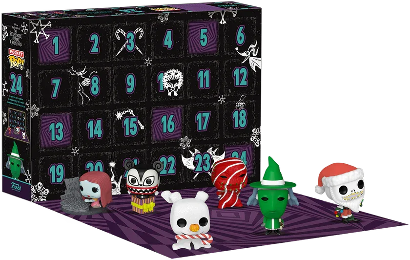 FUN86098 The Nightmare Before Christmas - 2025 Pocket Pop! Advent Calendar - Funko - Titan Pop Culture