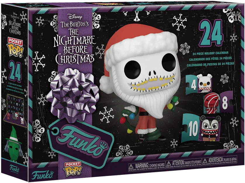 FUN86098 The Nightmare Before Christmas - 2025 Pocket Pop! Advent Calendar - Funko - Titan Pop Culture