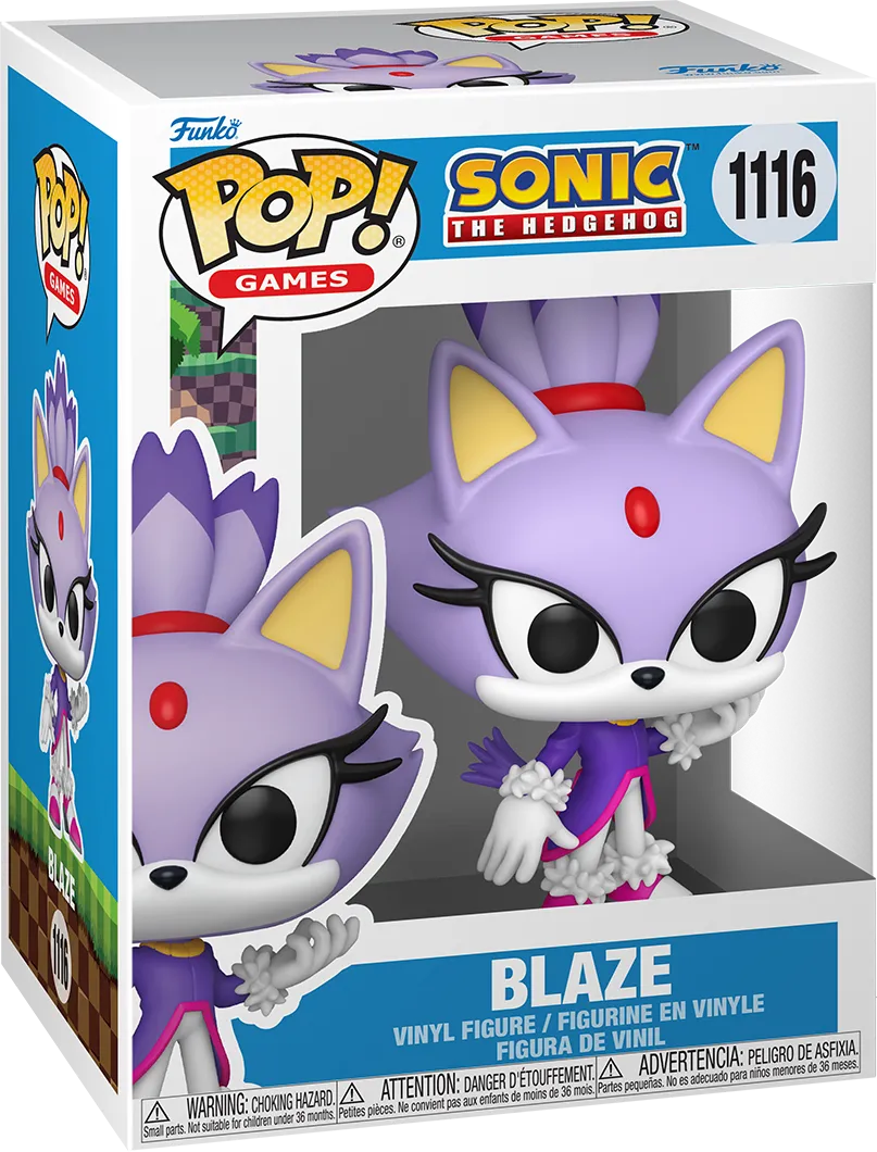 FUN86104 Sonic The Hedgehog - Blaze the Cat Pop! Vinyl - Funko - Titan Pop Culture