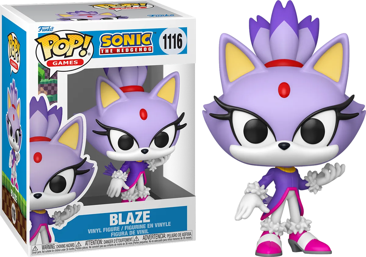 FUN86104 Sonic The Hedgehog - Blaze the Cat Pop! Vinyl - Funko - Titan Pop Culture