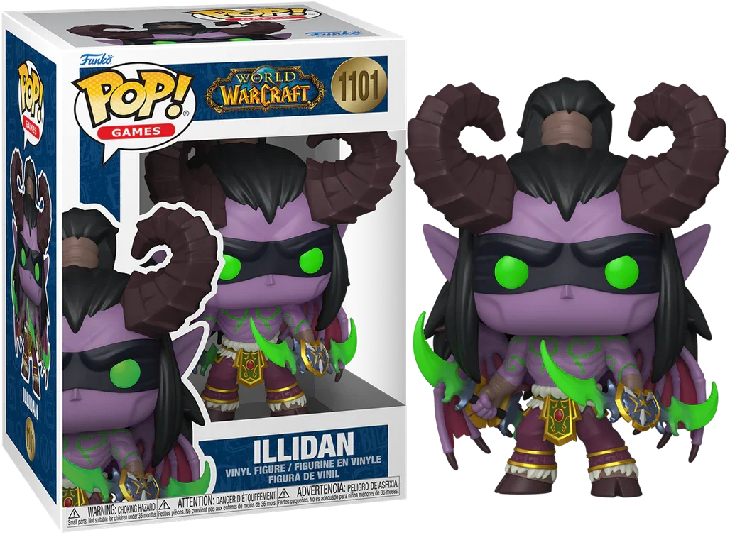 FUN86108 World of Warcraft - Illidan (with chase) Pop! Vinyl - Funko - Titan Pop Culture
