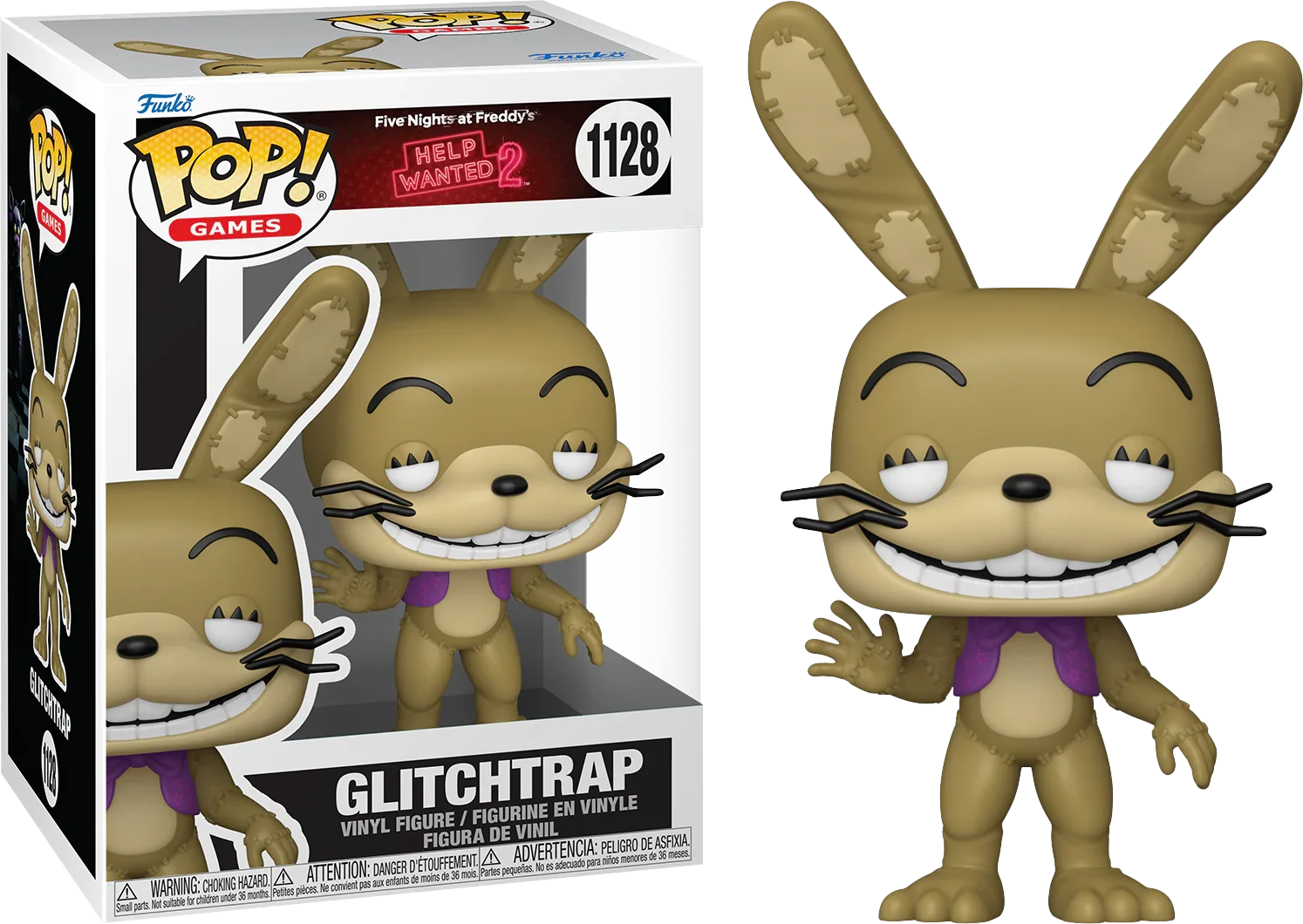 Five Nights At Freddy's: Help Wanted 2 - Glitchtrap Pop! Vinyl