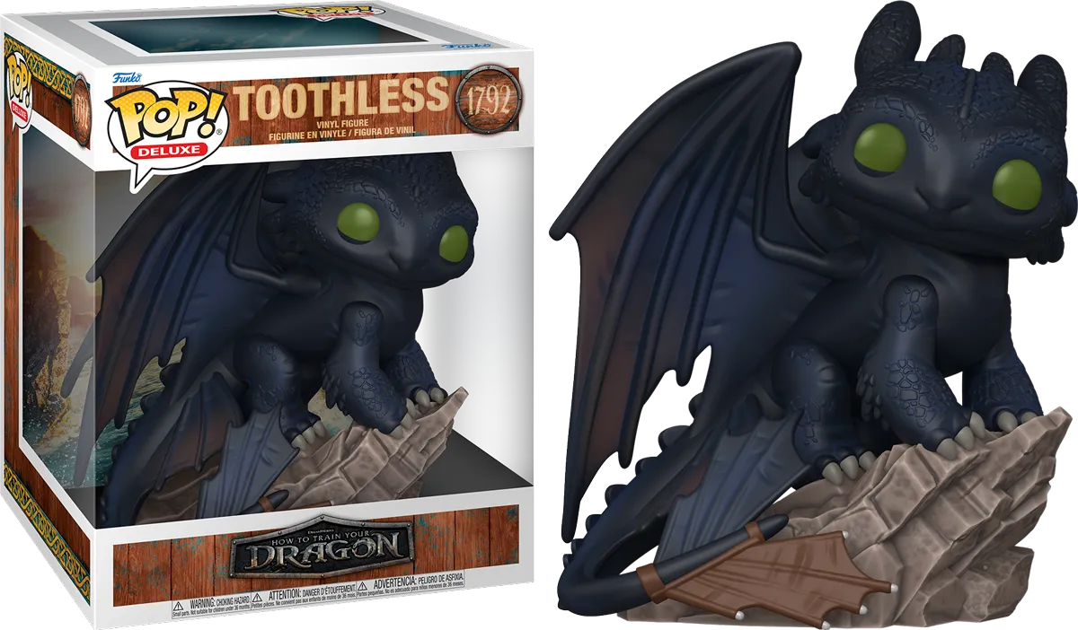 FUN86140 How to Train Your Dragon (2025) - Toothless Pop! Vinyl Deluxe - Funko - Titan Pop Culture