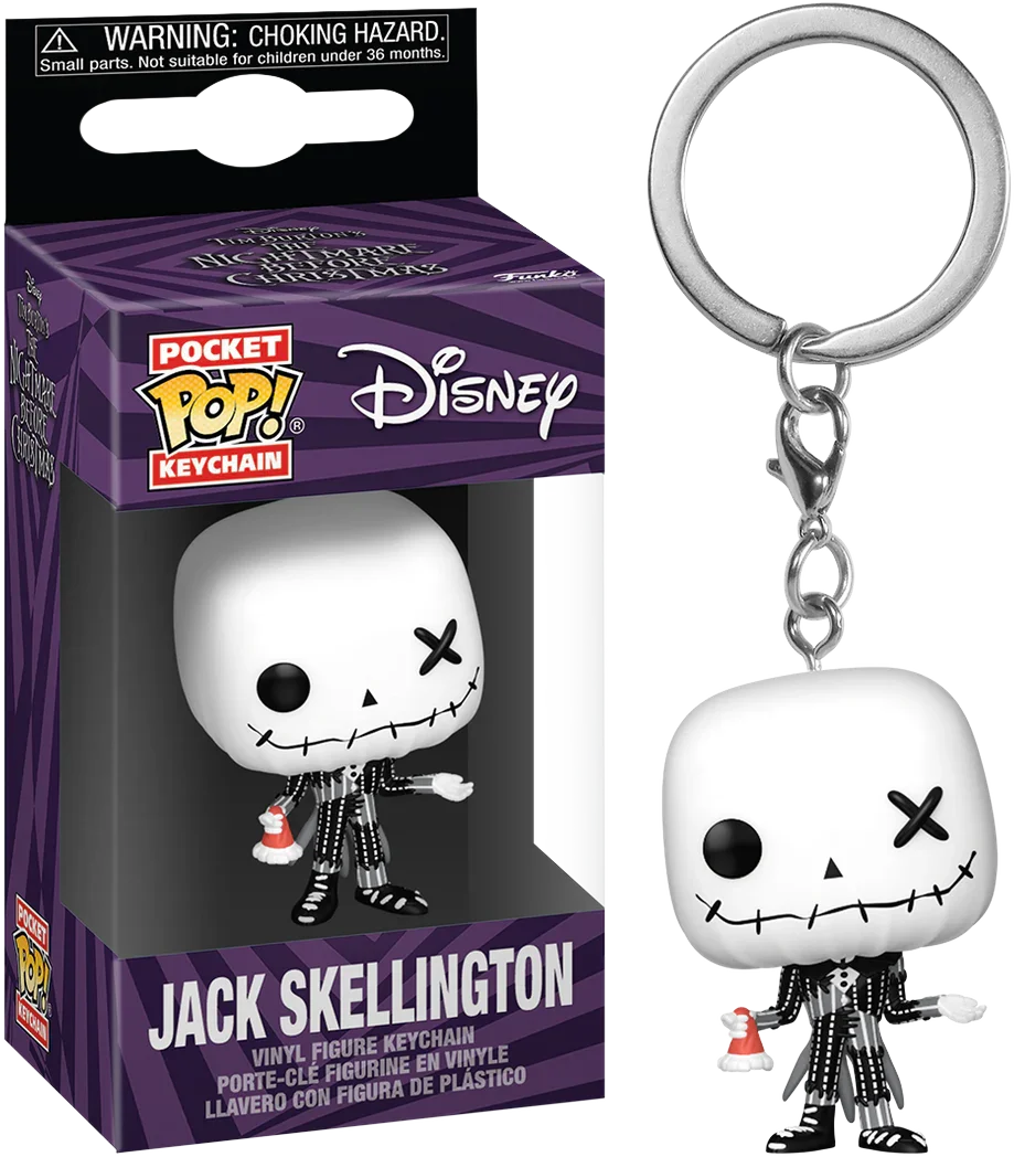 The Nightmare Before Christmas - Jack Patchwork Pop! Keychain