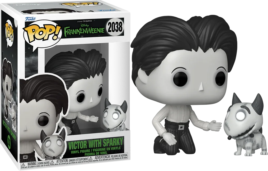 FUN86153 Frankenweenie - Sparky with Victor Pop! Vinyl - Funko - Titan Pop Culture