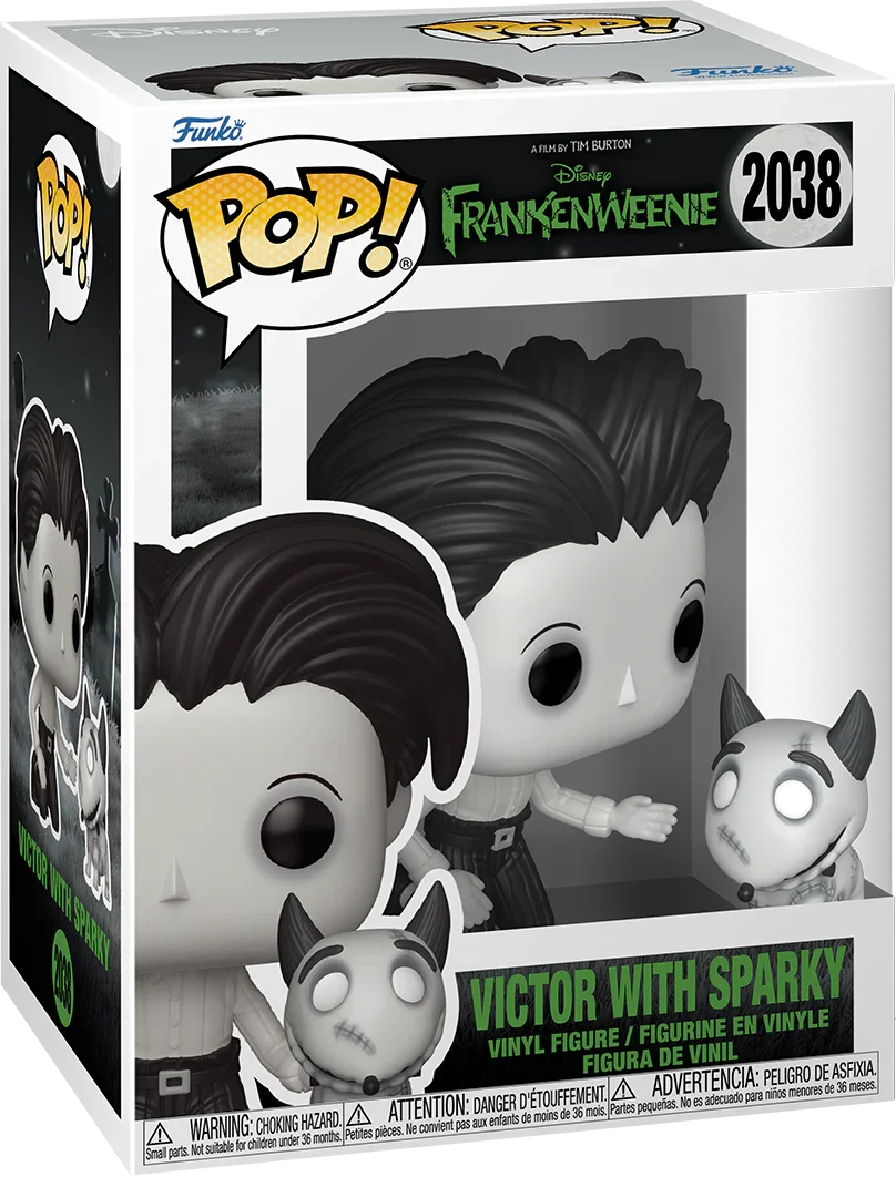 FUN86153 Frankenweenie - Sparky with Victor Pop! Vinyl - Funko - Titan Pop Culture