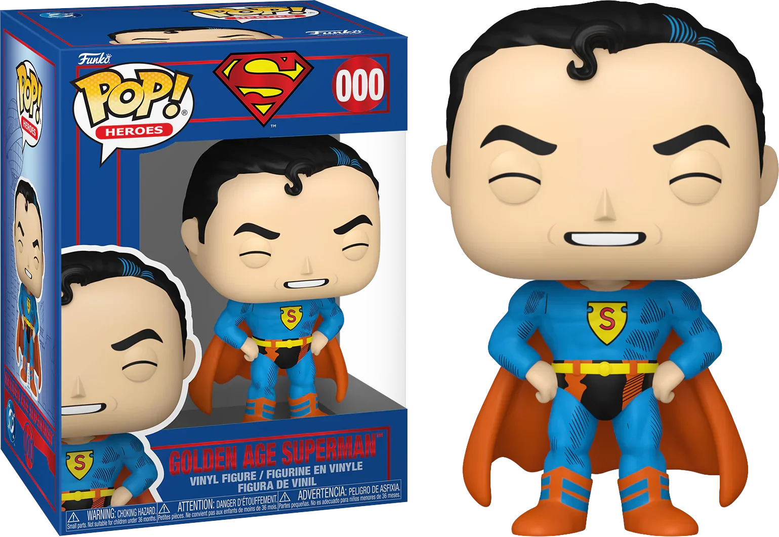 DC Comics: Shield Through the Ages - Golden Age Superman Pop! Vinyl