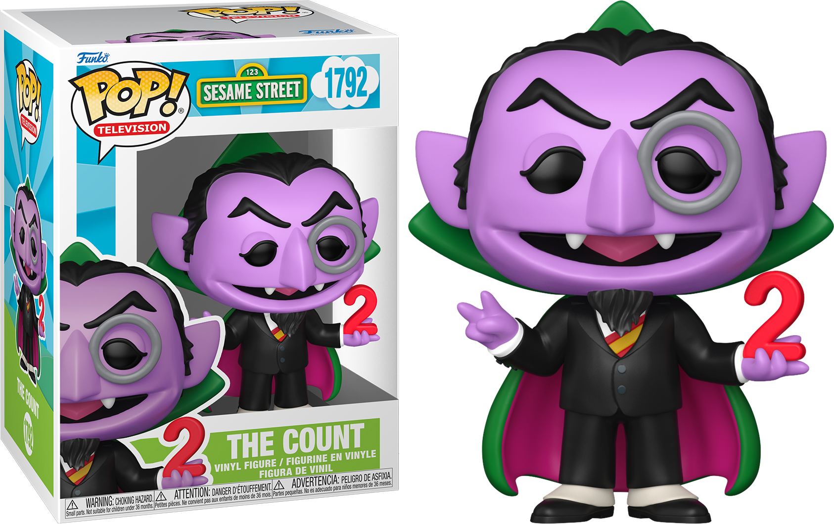 Sesame Street - The Count Pop! Vinyl
