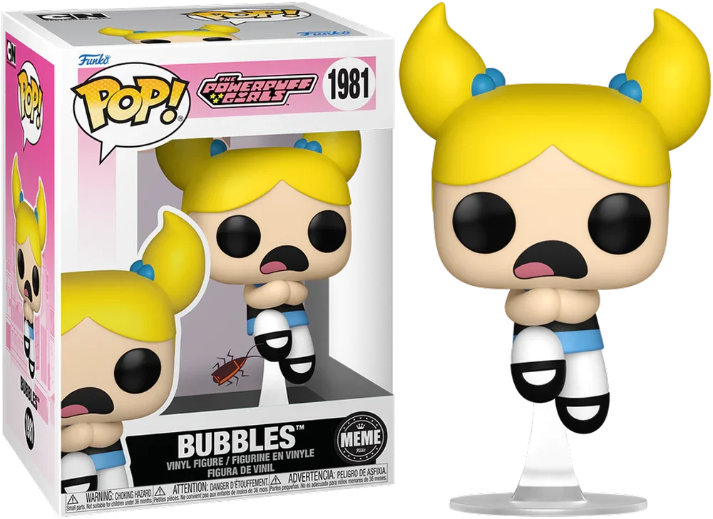 FUN86242 Powerpuff Girls - Bubbles Meme Pop! Vinyl - Funko - Titan Pop Culture