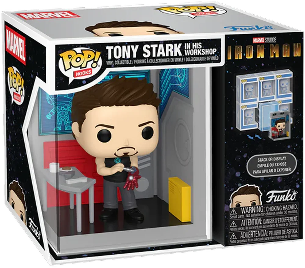 Iron Man (2008) - Tony Stark in Garage Pop! Nook