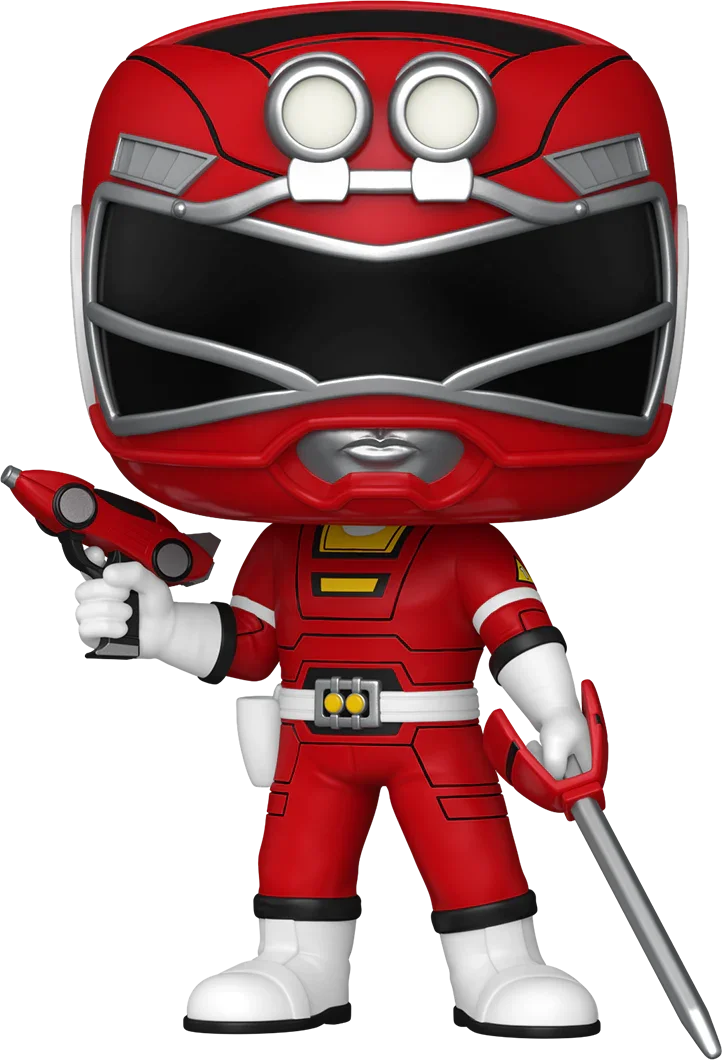 FUN86270 Power Rangers: Turbo - Red Turbo Ranger Pop! Vinyl - Funko - Titan Pop Culture