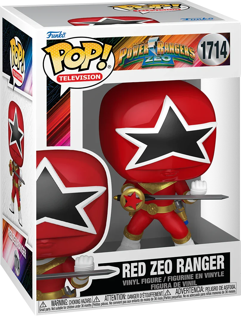 FUN86271 Power Rangers: Zeo - Red Zeo Ranger Pop! Vinyl - Funko - Titan Pop Culture