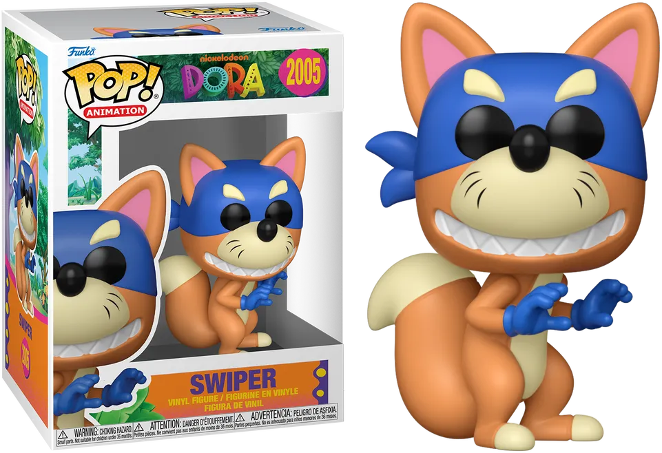 FUN86280 Dora the Explorer - Swiper Pop! Vinyl - Funko - Titan Pop Culture