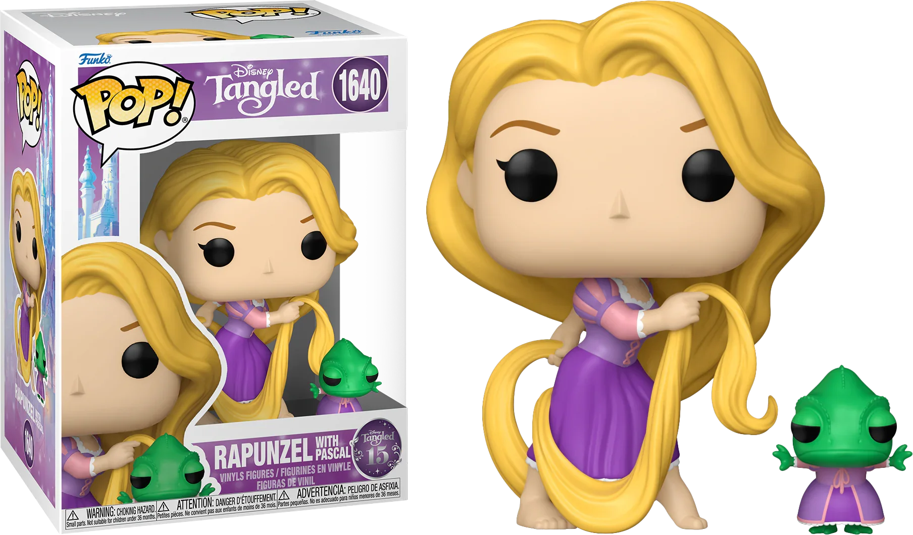 Tangled: 15th Anniversary - Rapunzel & Pascal Pop! Vinyl