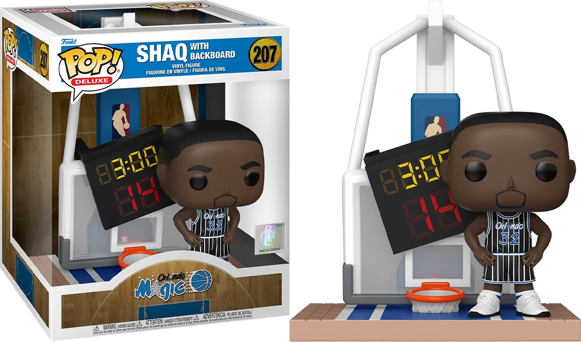 FUN86311 NBA: Magic - Shaquille O'Neal with Backboard Pop! Deluxe - Funko - Titan Pop Culture