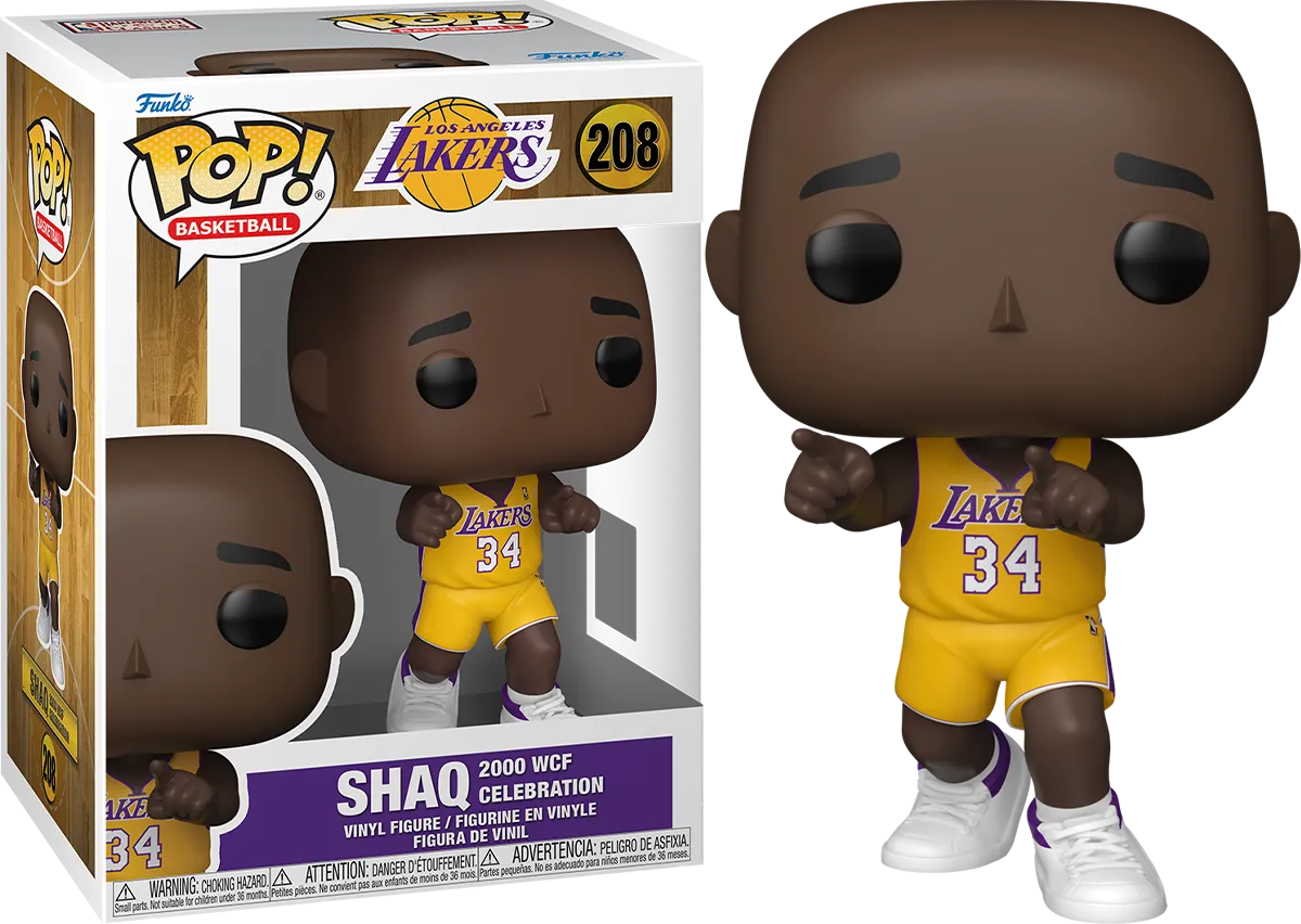 FUN86312 NBA: Lakers - Shaquille O'Neal ('00 WCF Celebration) Pop! Vinyl - Funko - Titan Pop Culture