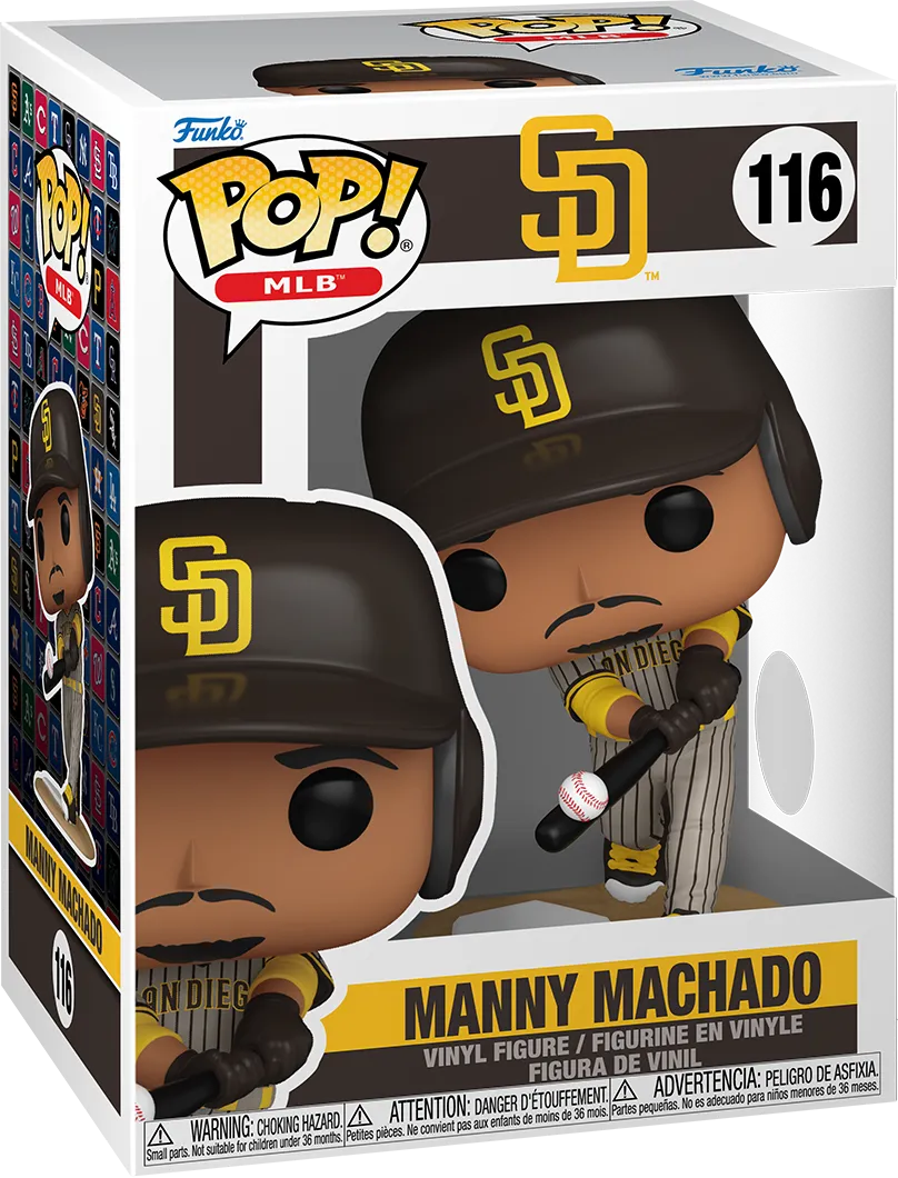 FUN86318 MLB: Padres - Manny Machado Pop! Vinyl - Funko - Titan Pop Culture