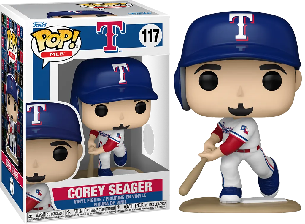FUN86319 MLB: Rangers - Corey Seager Pop! Vinyl - Funko - Titan Pop Culture