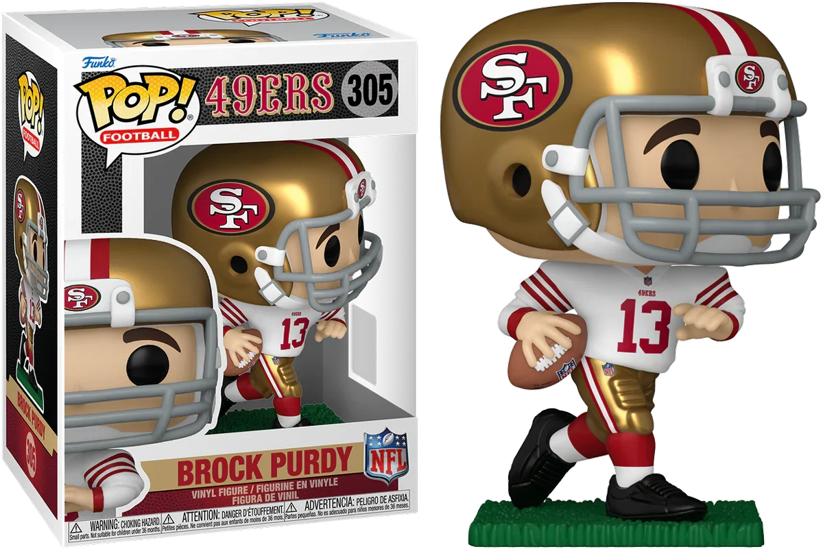 FUN86321 NFL: 49ers - Brock Purdy Pop! Vinyl - Funko - Titan Pop Culture
