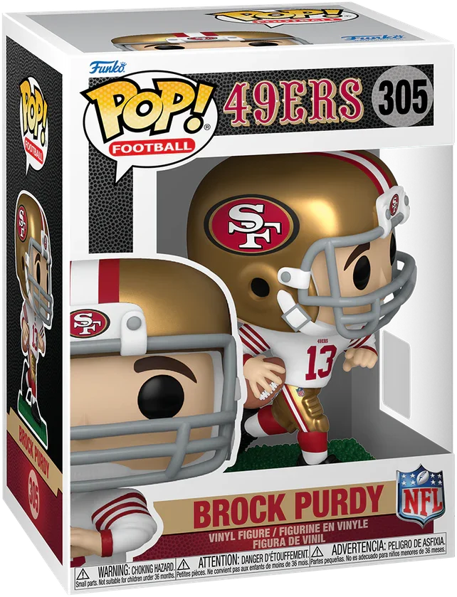 FUN86321 NFL: 49ers - Brock Purdy Pop! Vinyl - Funko - Titan Pop Culture