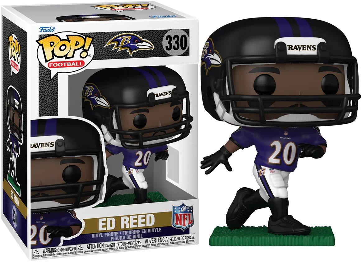 NFL: Leyendas - Ed Reed (Ravens) Vinilo Pop!