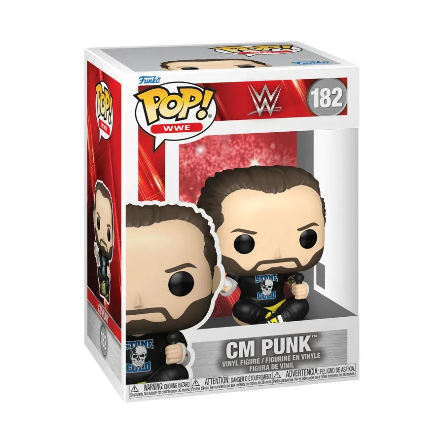 FUN86393 WWE - CM Punk Pop! Vinyl - Funko - Titan Pop Culture