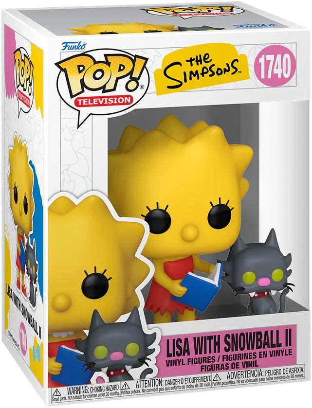FUN86409 The Simpsons - Lisa with Snowball II Pop! Vinyl - Funko - Titan Pop Culture