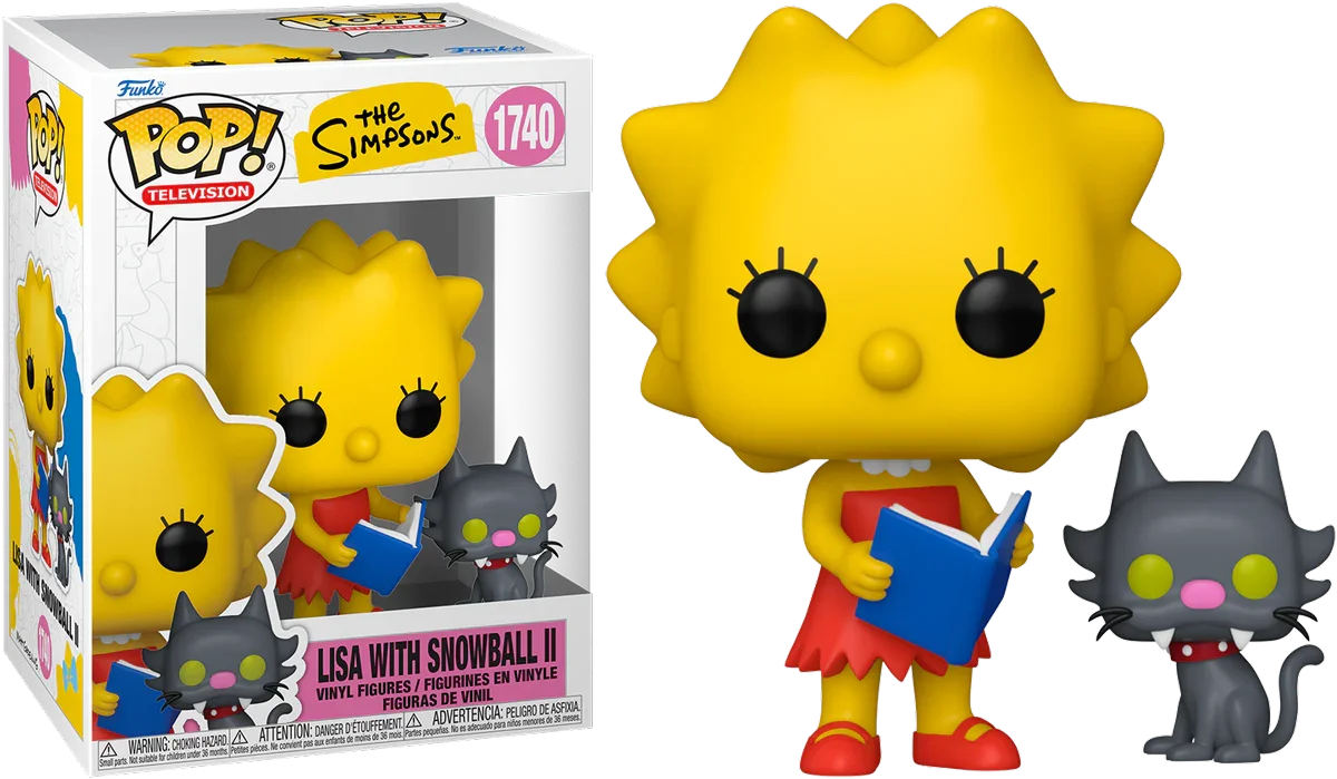 FUN86409 The Simpsons - Lisa with Snowball II Pop! Vinyl - Funko - Titan Pop Culture