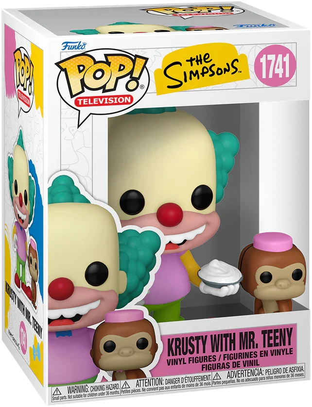 FUN86410 The Simpsons - Krusty with Mr. Teeny Pop! Vinyl - Funko - Titan Pop Culture
