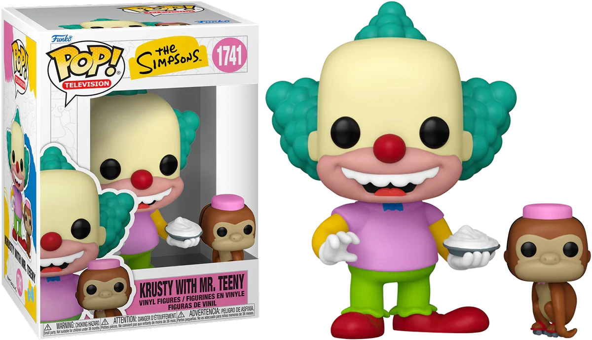 FUN86410 The Simpsons - Krusty with Mr. Teeny Pop! Vinyl - Funko - Titan Pop Culture