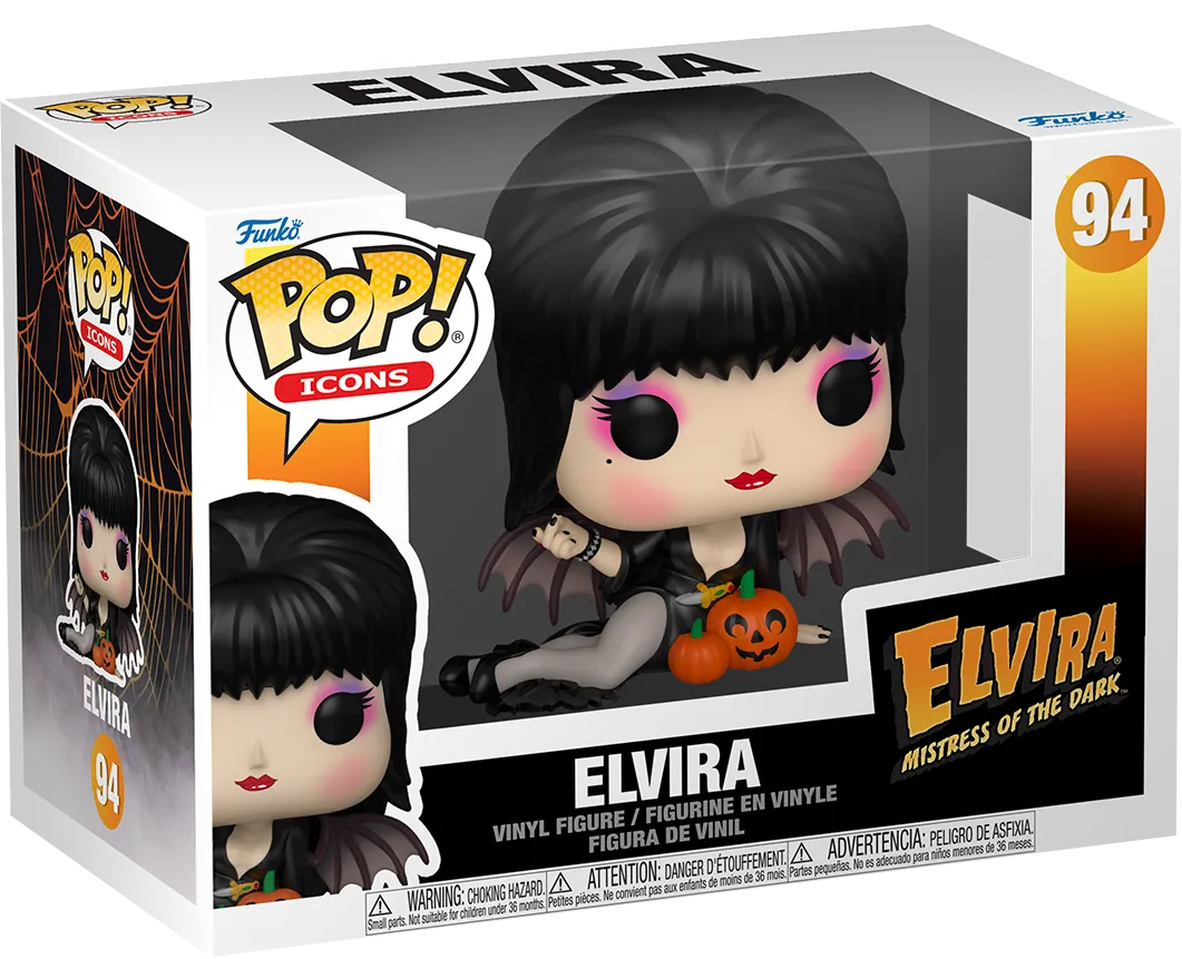 FUN86441 Elvira - Elvira (with Pumpkins) Pop! Vinyl - Funko - Titan Pop Culture