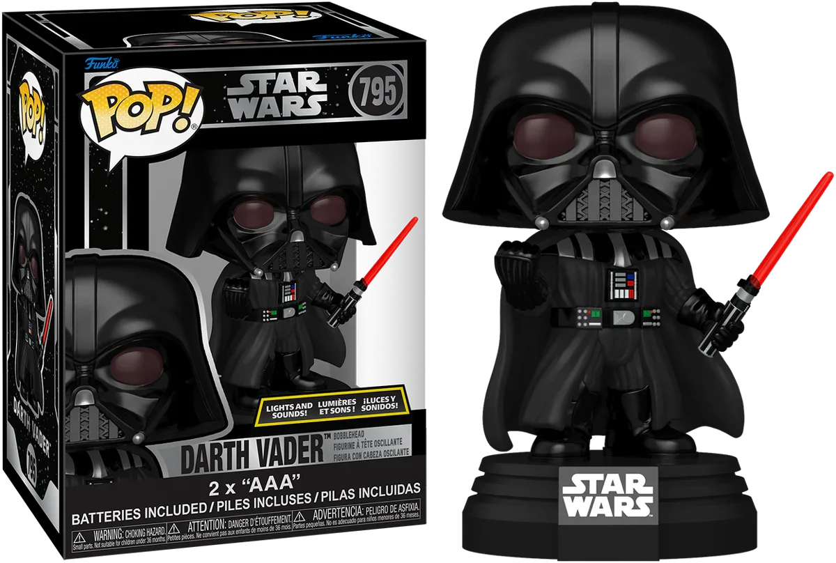 FUN86454 Star Wars - Darth Vader (Light Up) 6" Pop! Vinyl - Funko - Titan Pop Culture
