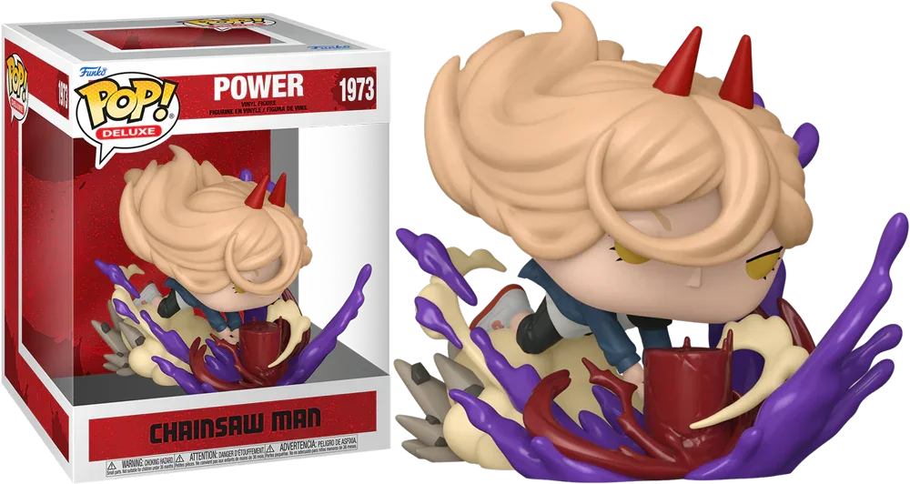 FUN86487 Chainsaw Man - Power with Blood Mallet Deluxe Pop! Vinyl - Funko - Titan Pop Culture