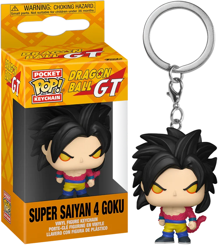 FUN86499 Dragon Ball: GT - Super Saiyan 4 Goku Pop! Keychain - Funko - Titan Pop Culture