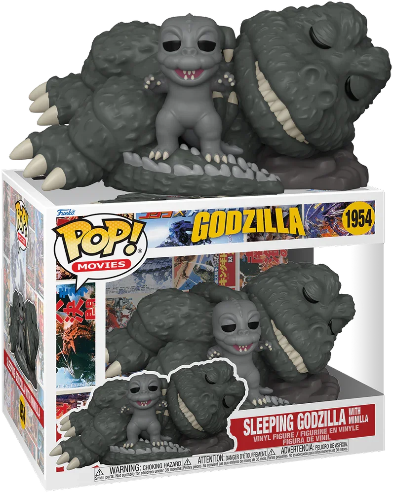 Godzilla - Sleeping Godzilla with Minnila 6" Pop! Vinyl