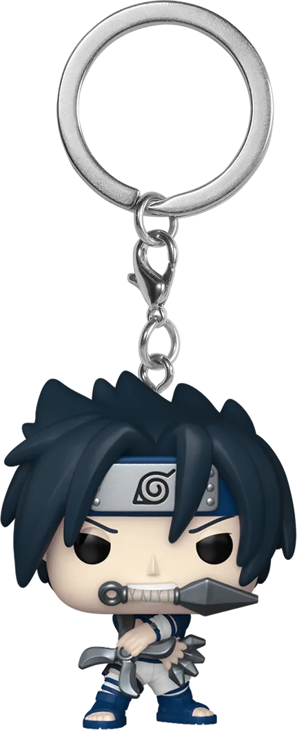 FUN86532 Naruto - Sasuke Uchiha New Classics Pop! Vinyl Keychain - Funko - Titan Pop Culture