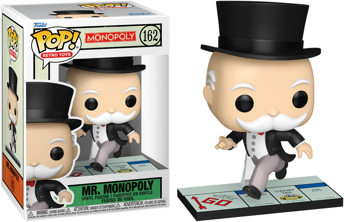 FUN86538 Monopoly - Mr. Monopoly (Pass Go) Pop! Vinyl - Funko - Titan Pop Culture