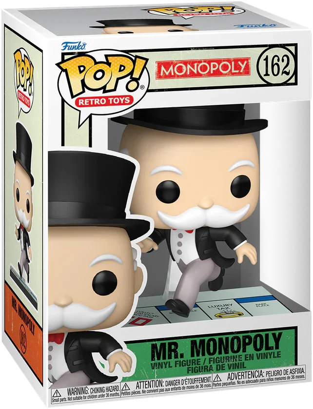 FUN86538 Monopoly - Mr. Monopoly (Pass Go) Pop! Vinyl - Funko - Titan Pop Culture