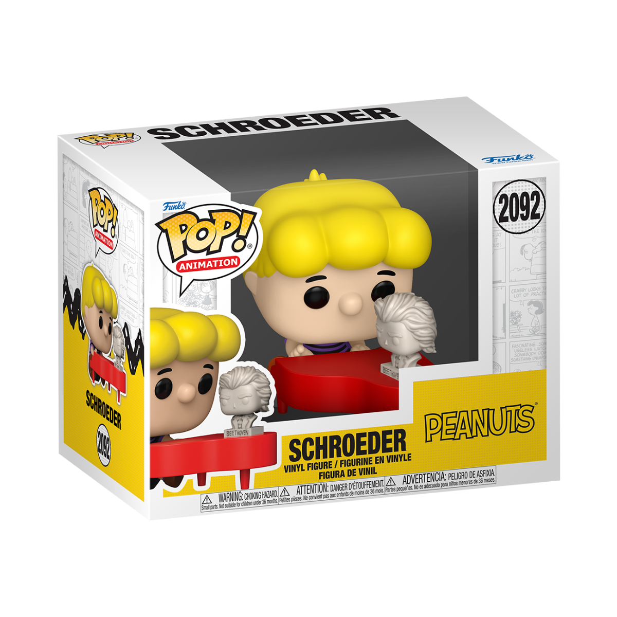 Peanuts - Schroeder Pop! Vinilo Premium
