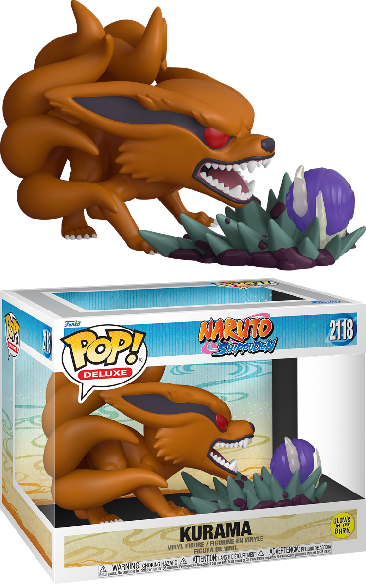 Naruto: Shippuden - Kurama Glow-in-the-Dark Deluxe Pop! Vinyl