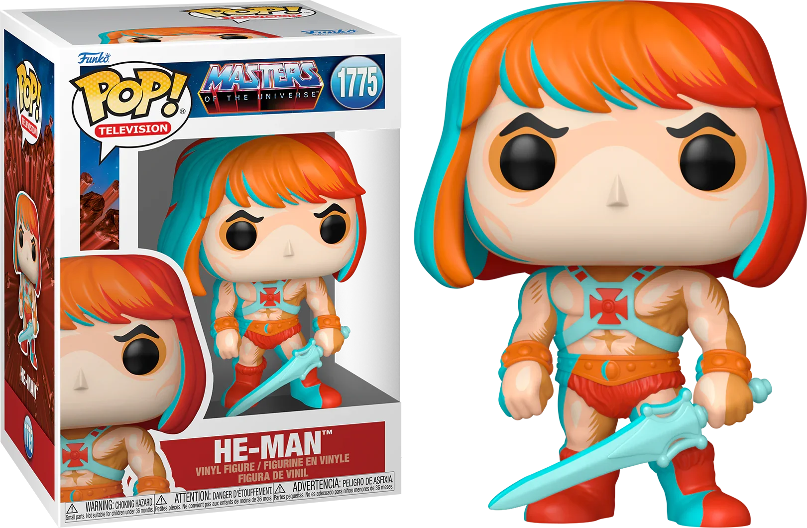Masters of The Universe - He-Man (Retro Neon Deco) Pop! Vinyl